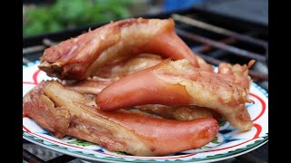 Incredible Smoked Pigtails JulyMonthOfGrilling  CaribbeanPotcom [upl. by Adkins]