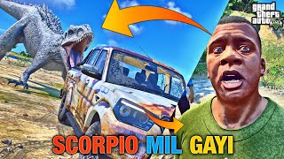 Socha Nahi Tha Jurassic Park Me Aisa Hoga 🤯 Scropio Restoration Ne Bach Liya 💪🤣  GTA 5 Mods [upl. by Celestine]