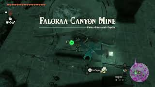 Faloraa Canyon Mine Location  Large Crystallized Charge  Zelda TOTK [upl. by Torto217]