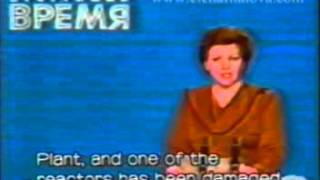 Chernobyl Russian Soviet TV News Announcement [upl. by Jarita861]