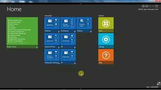 Epicor ERP Interface Walkthrough  Epicor E10  Navigation [upl. by Sosthenna452]