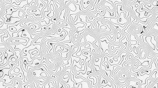 1 Hour of White Abstract Height Map Pattern Loop Animation  QuietQuests [upl. by Woothen]