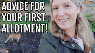 ADVICE FOR YOUR FIRST ALLOTMENT PLOT  ALLOTMENT GARDENING FOR BEGINNERS [upl. by Ring]