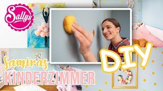 Raumdekoration fürs Kinderzimmer  DIY Ideen  Tipps amp Tricks  Sallys Welt [upl. by Keven]