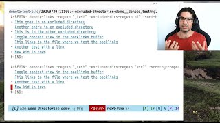 Emacs exclude directories in Denotes Org dynamic blocks [upl. by Dorahs136]