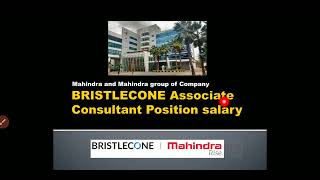 Bristlecone associate consultant position in hand salary bristlecone consultant [upl. by Ahsimot511]