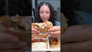 had to try the new chipotlebrisket chipotle quesadilla burrito mukbang chipotlemukbang [upl. by Atiruam438]