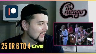 quot25 or 6 to 4quot Live  Tanglewood by Chicago  Drummer reacts [upl. by Hnahk292]