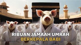 Kisah Aneh Jamaah Indonesia  Ribuan Orang Berkepala Babi di Pelataran Kabah Masjidil Haram [upl. by Heinrik]