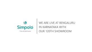 Grand Opening of Simpolo’s 120th Showroom in Bengaluru [upl. by Hoxsie177]