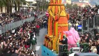 Menton France Carnival Lemon Festival Parade [upl. by Naivaj832]