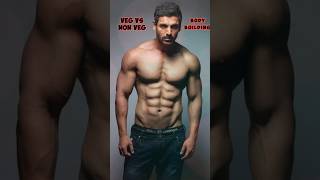 JOHN ABRAHAM 🥦Veg vs 🍗Non Veg ll body 🏋️building podcast shorts viralvideo inspiration facts [upl. by Lamhaj]