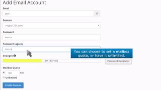 cPanel How to Add an Email Account in cPanel [upl. by Faux]