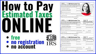 How to Pay Federal Estimated Taxes Online [upl. by Nawad]