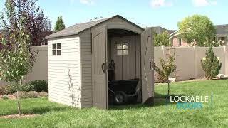 60042 Lifetime Shed Product Video [upl. by Aikemehs]