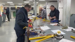 Plumbers in training take a look at the level 2 plumbing course in February 2024 [upl. by Laurel544]