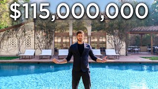 Touring A Massive 115 Million California MEGA MANSION [upl. by Laefar]