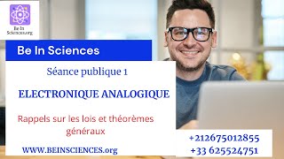 Electronique analogique S5Séance1 Chapitre 0 Rappels sur les théorèmes généraux SMP ENSA ENSAM [upl. by Ahsaeit]