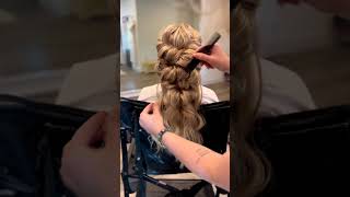 How to get the perfect loose fluffy bridal hairstyle [upl. by Aphra]