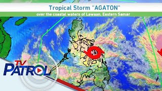 Bagyong Agaton mabagal na kumikilos pakanluran  TV Patrol [upl. by Rickey63]