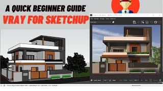 Vray Rendering in SketchUp for Beginners HINDI [upl. by Ecidnacal]