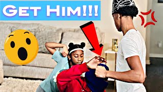 THE CREEPY GUY HE’S CAUGHT AND WE BEAT HIM UP BAD😳😫🤬 EP 4  NELANI’S WORLD [upl. by Mattias]