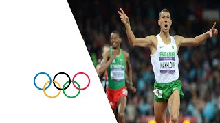 Taoufik Makhloufi ALG Wins 1500m Gold  London 2012 Olympics [upl. by Ellennaj]