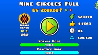 quotNine Circlesquot Full Version  Geometry dash [upl. by Anerda]