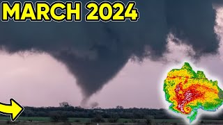 March 2024 TORNADOES Videos radar damage paths [upl. by Gamaliel223]