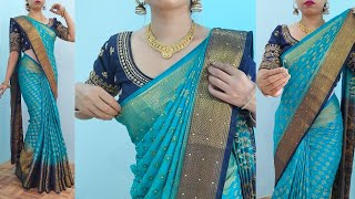 How to Drape a Bengali Style Saree in a Modern Way  Dolly Jain Saree Draping [upl. by Mcquillin]