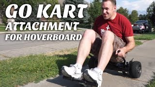 E T Hoverboard Go Kart Seat Attachment Review [upl. by Hawkins]