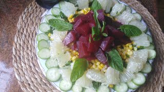 pomelo salad سلطة البوملي السهله [upl. by Adam]