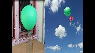 How to Make flying Balloon at home With Powder Drain Cleaner amp without Helium [upl. by Oicneconi]