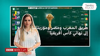 كأس أمم أفريقيا مباريات المغرب ومصر وموريتانيا في ثمن نهائي كأس أفريقيا وخريطة الطريق إلى النهائي [upl. by Spearman]