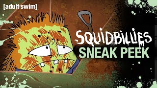 Squidbillies  S13 Premiere Sneak Peek Rusty is Late For Work  adult swim [upl. by Couhp165]