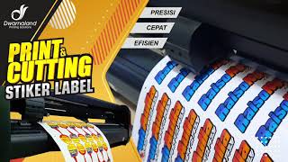 PRINT AND CUTTING STIKER SUMMA D60R DWARNALAND PRINTING SOLUTIONS [upl. by Markos]