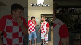 Sretni dres hrvatska croatia fyp balkan dres nogomet tekma [upl. by Aihtnyc]