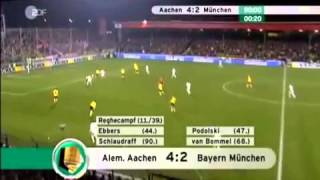 Alemannia Aachen 04 Bayern München DFB Pokal 1011 Highlights und Tore [upl. by Eben120]