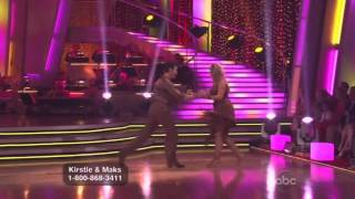 Kirstie Alley and Maksim Chmerkovskiy Dancing with the Stars samba [upl. by Llewej628]