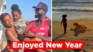 Dwyane Wade Enjoyed New Year Beach Trip With Daughter Kaavia [upl. by Meesak954]