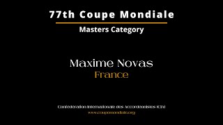 Maxime Novas  France  Coupe Mondiale Masters Category 2024 [upl. by Audsley]