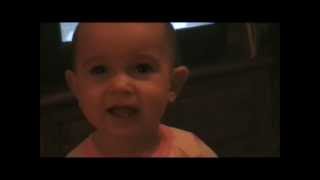 My 13 month old baby talking gibberish Too funny [upl. by Ennahgiel]