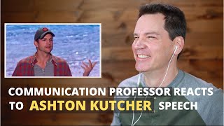 Communication Professors Reaction to Ashton Kutchers Speech for Teen Choice Award [upl. by Haskell624]