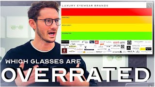 The Luxury Glasses TIER LIST 50 of the Worlds BEST Frame Brands [upl. by Fulvi674]