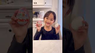 Kid pranks dad with Kinder egg 🤣👧🏻❤️🧑🏻✅🌈🚀😱 [upl. by Ortrud]