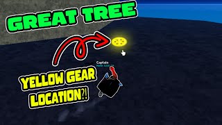 Great Tree Yellow Gear Location Race Awakening  Blox Fruits [upl. by Elly]