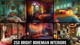 Color Journey 250 Stunning Bright Bohemian Interiors [upl. by Ahset]