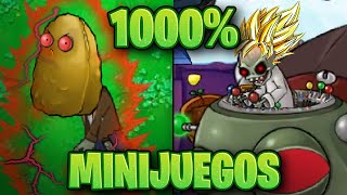 ¿Es posible terminar los MINIJUEGOS de PVZ pero todos los ZOMBIES tienen x10 veces mas VIDA [upl. by Pik]