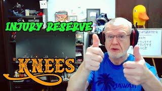 Injury Reserve  Knees  NearlySeniorCitizen Reacts 61 [upl. by Stevena844]