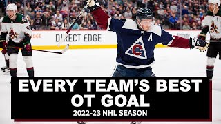 Best OT Goal From Every Team  20222023 NHL Season [upl. by Sluiter959]